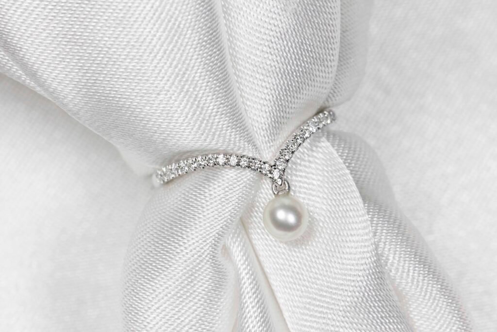 Victory pearl Diamond Ring