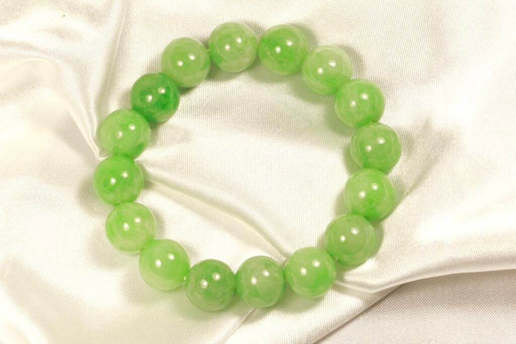 天然A貨蘋果綠塔珠手鏈